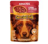 Sachês Special Dog 100g Sabor Carne ao Molho Caixa com 12 Unidades