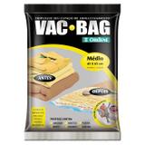 Saco a Vácuo Para Roupas Vac Bag Médio 45cm x 65cm Ordene OR55200