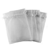 Saco de organza branco 135 x 175 - 5 unidades - Indefinida