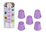 Saco decorador confeiteiro com 5 bicos russos - Decor util
