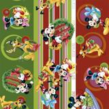 Saco Lic Decorado 30X44 Tema Natal Disney Com 100 Unidades - Cromus