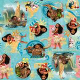 Saco P/Presente Moana Disney 25X37Cm C/40 Un. - Cromus