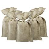 Saco para Presente 29x40cm Juta Cru com Cordão 10 Unidades - Juta e cia