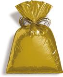 Saco para presente pequeno 20x29cm metal dourado cromus
