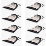 Saco para Sapatos VB Home com Visor Transparente Preto 8 peças