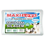 Saco para silo- 51 x 100cm branco referencia 200 micras fardo 50un - Maxilona