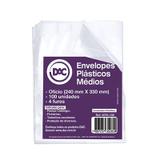 Saco Plastico Dac Médio c/ 4 Furos Ofício 100 Plast Cristal 5078-100