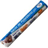 Saco Plástico de Polietileno Ensaca Tudo 3 Kg (23cm x 38cm) Rolo c/ 50 unidades - Wyda