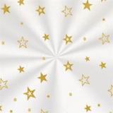 Saco PP Decorado 20cm x 29cm Cromus Estrela Ouro com 100 Unidades