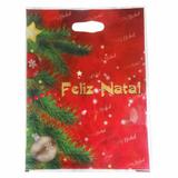 Sacola alca sorriso 30x40 feliz natal bolas / 50un / magnatech