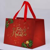 Sacola de Papel G - Natal Esplêndido c/10 un - Custom box