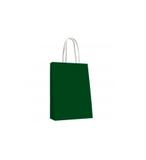 Sacola de Papel Para Lembrancinhas Verde Escura com 10 unidades - Festabox