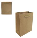 Sacola De Papel Para Presente Kraft Marrom 14,5X11,5X6Cm - Fwb