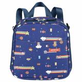 Sacola Lancheira Juvenil 8 Bits Azul Sestini 19M