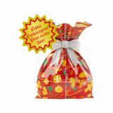 Sacola metalica 25x38 natal novo / 50un / magnatech