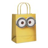 Sacola P/Presente Papel Minions Amarelo 32X26,5Cm C/10 - Cromus