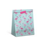 Sacola Pacote P/Presente Flamingo Rosa P Dec. Festas - Cromus