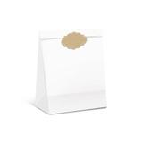 Sacola Pacote P/Presente Liso Branco P Dec. Festas - Cromus
