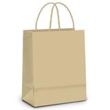 Sacola Papel Kraft G 23,5x10x31,5cm c/10 - Lc Embalagens