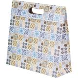 Sacola para Presente Decorada Tipo Caixa Grande 33X32X11CM - Cristina