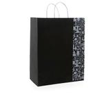 Sacola para Presente Etna Preta 32x41cm