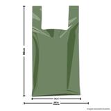 Sacola Plástica Colorida Lisa Reciclável com a Largura 60 X 80cm Altura - Realflex