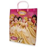 Sacola Plástica Grande Princesas Rosa - Festabox