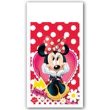 Sacola Plástica Minnie Vermelha 08 unidades Regina Festas