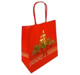 Sacola Velas de Natal 17,5x8,5x21,5cm - LC Embalagens