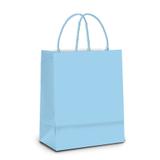 Sacolas para Presentes Azul Claro 10 unidades Cromus
