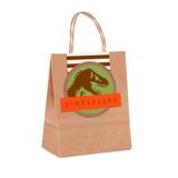 Sacolas para Presentes Mundo dos Dinossauros 10 unidades Cromus - Festabox