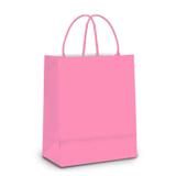 Sacolas para Presentes Rosa Claro 10 unidades Cromus