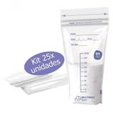 Sacos para armazenar leite materno 25 unid multilaser