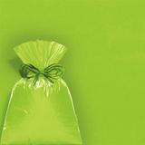 Sacos Plásticos Metalizados Verde Limão 100 unidades - Festabox