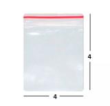 Sacos Plásticos Zip Lock Hermético 4x4cm N0 c/ 1.000 unidades - Talge