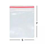 Sacos Plásticos Zip Lock Hermético 5x7 cm N1 c/ 1.000 unidades - Talge