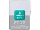 Saia para Cama Box King Size Prata - 193x203cm Santista