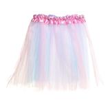 Saia Tutu Tule Adulto Carnaval Colorido Unicórnio 42x75Cm - Cromus