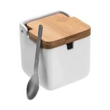 Saleiro de Cozinha com Colher Lumen 250 ml - Home Style