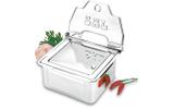 Saleiro de parede 660g suprema brinox