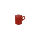 Saleiro lata reta de cerâmica mondoceram gourmet 90g - vermelho