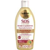 Salon line sos cachos óleocreme de umectação rícino e queratina 100ml