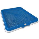 Sanitário canino higiênico banheiro para cães xixi pet azul - Pet injet