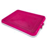 Sanitário canino higiênico banheiro para cães xixi pet rosa - Pet injet