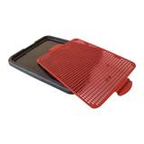 Sanitario Canino Xixi Pet Banheiro Para Cães Dog Pipi Vermelho - R2s