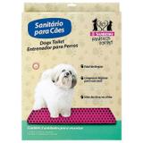 Sanitário higiênico cão plástico rosa Cód. 5665 - Sanremo