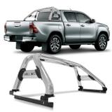 Santo Antônio Duplo Toyota Hilux Cabine Dupla 2016 2017 2018 2019 Cromado Original Track