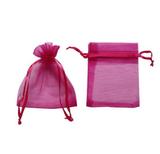 Saquinho de Organza com Laço de Cetim para lembrancinha 8x10 - Kopeck