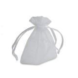 Saquinhos De Organza 7x9 - 100 Unidades Branco - Portogeralbijuterias