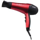 Secador de Cabelo Cadence SEC156 Divine, 2 Vel, 3 Temp, Vermelho/Preto - 110V